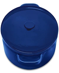 The Cellar Enameled Cast Iron 7-Qt. Dutch Oven Blue, Macy's Exclusive