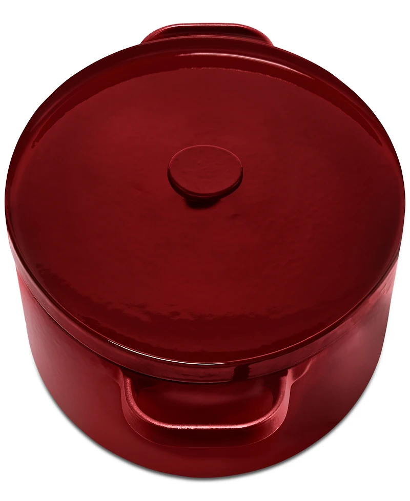 The Cellar Enameled Cast Iron 7-Qt. Dutch Oven Blue, Macy's Exclusive