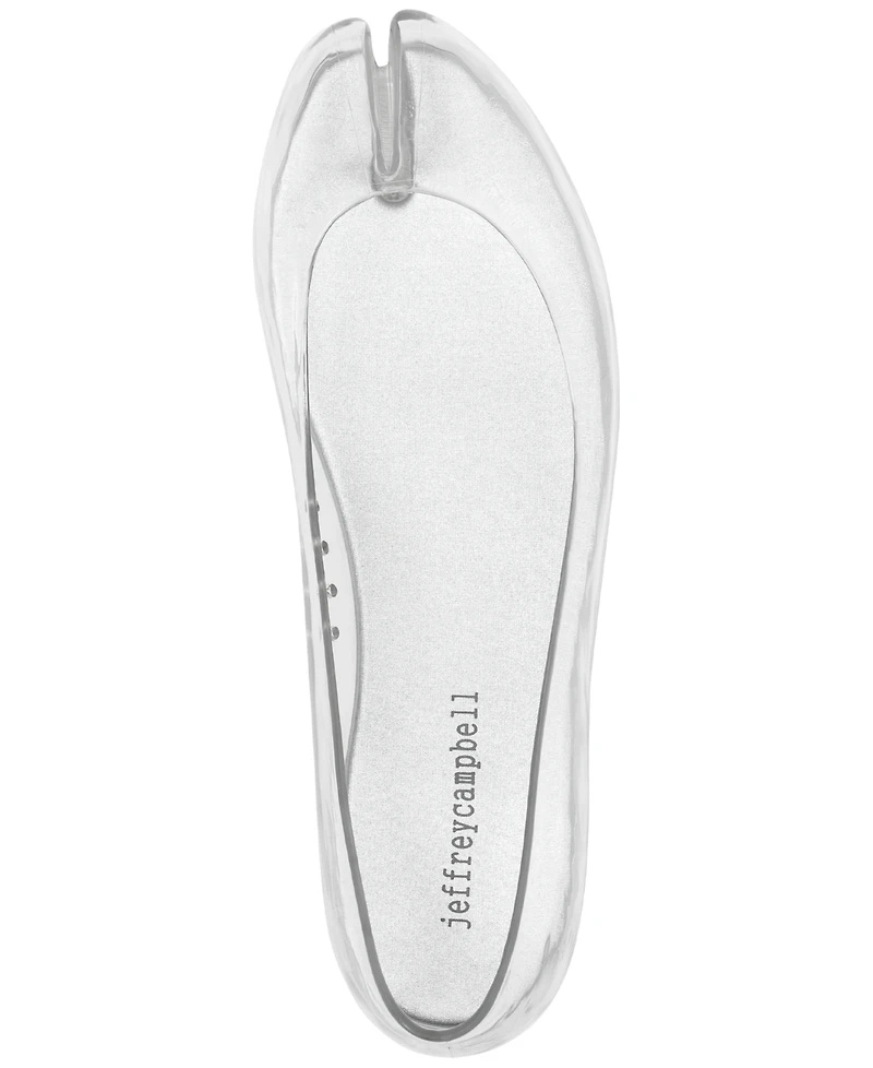 Jeffrey Campbell Women's Fixed Split-Toe Jelly Flats