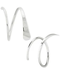 Endless Wire Cuff Earrings Set 14k Gold