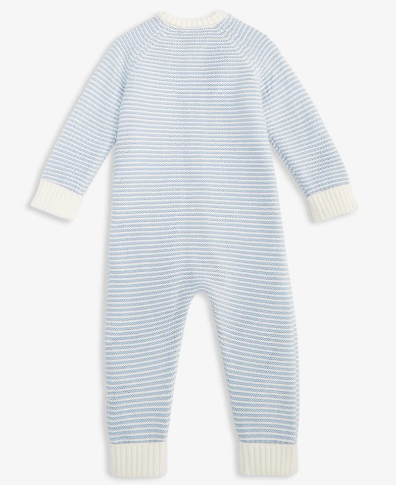 First Impressions Baby Bunny Striped Cotton Romper, Macy's Exclusive