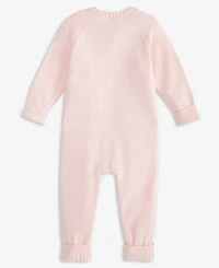 First Impressions Baby Cotton Long-Sleeve Sweater Romper, Created for Macy's
