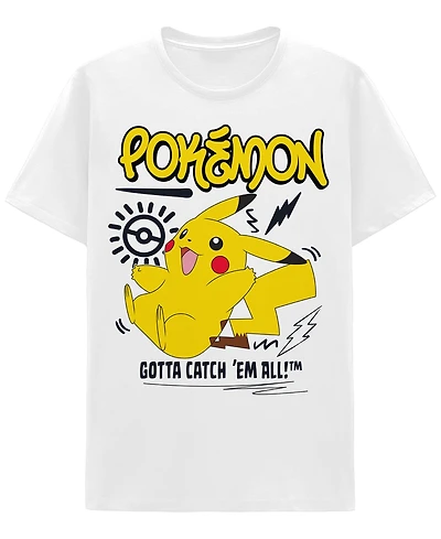 Hybrid Apparel Men's Short Sleeve Pokemon Pikachu Graphic T-Shirt