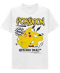 Hybrid Apparel Men's Short Sleeve Pokemon Pikachu Graphic T-Shirt