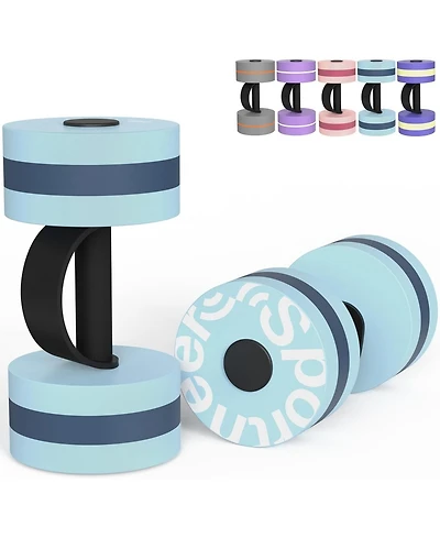 Sportneer Water Weights Aquatic Exercise Dumbbells Water Dumbbell Aerobics Workouts