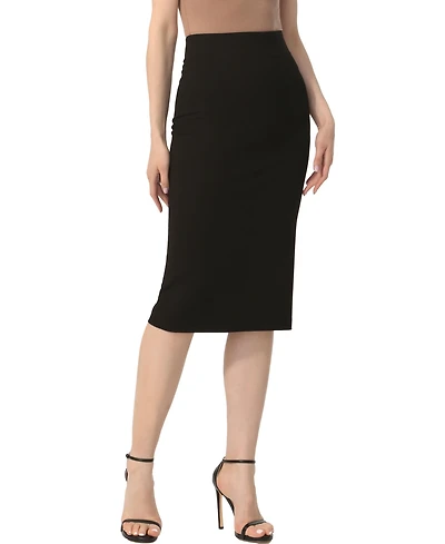 kimi + kai Women's Exposed Back Zip Pencil Skirt