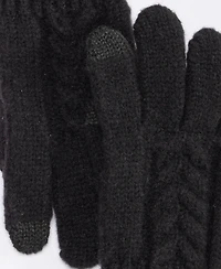 Style & Co Women's Cable Knit Gloves, Macy's Exclusive