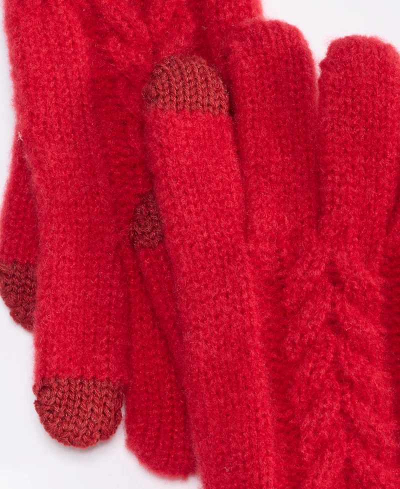 Style & Co Women's Cable Knit Gloves, Macy's Exclusive