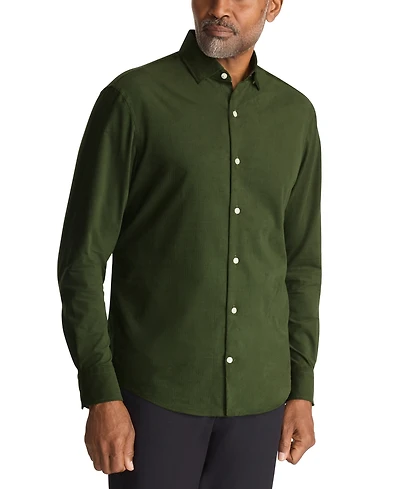 Tommy Hilfiger Men's Regular Fit Corduroy Dress Shirt