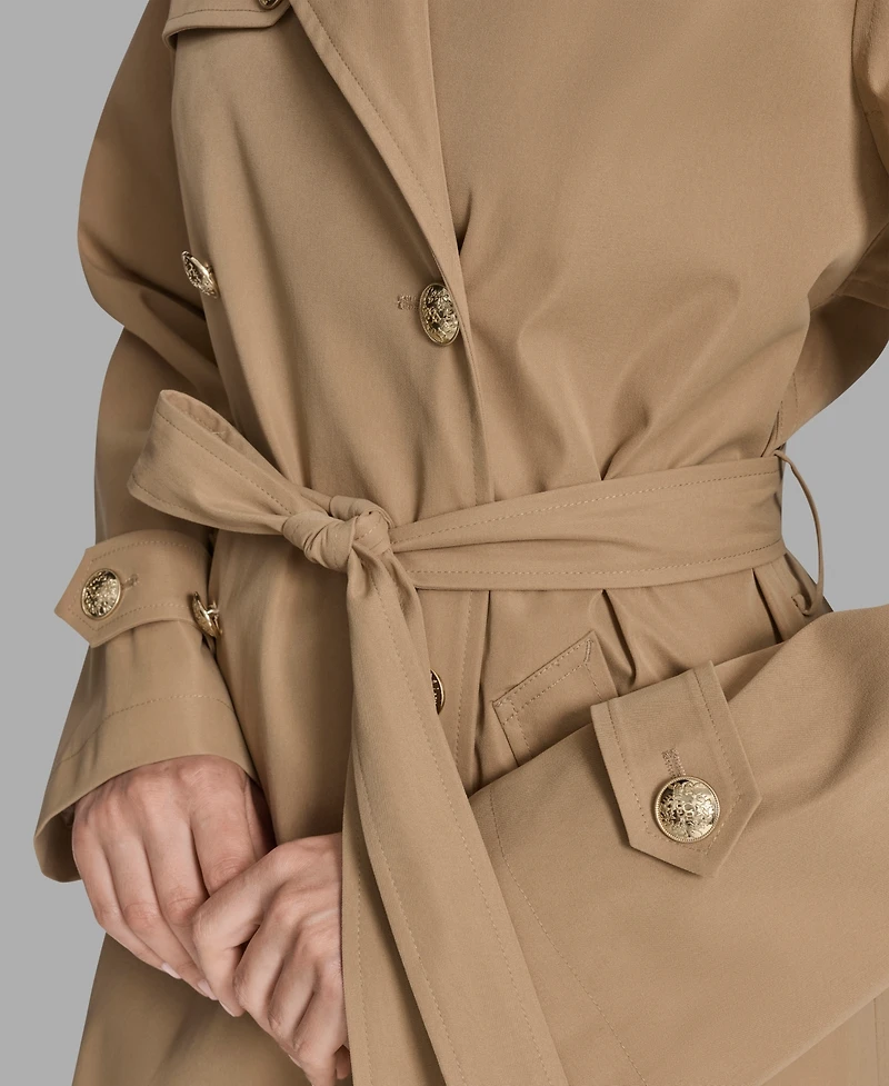 Bcbg Women's Double-Breasted Belted Trench Coat