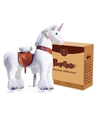PonyCycle Ride-on Unicorn White Model U Size 5 for Age 7-12