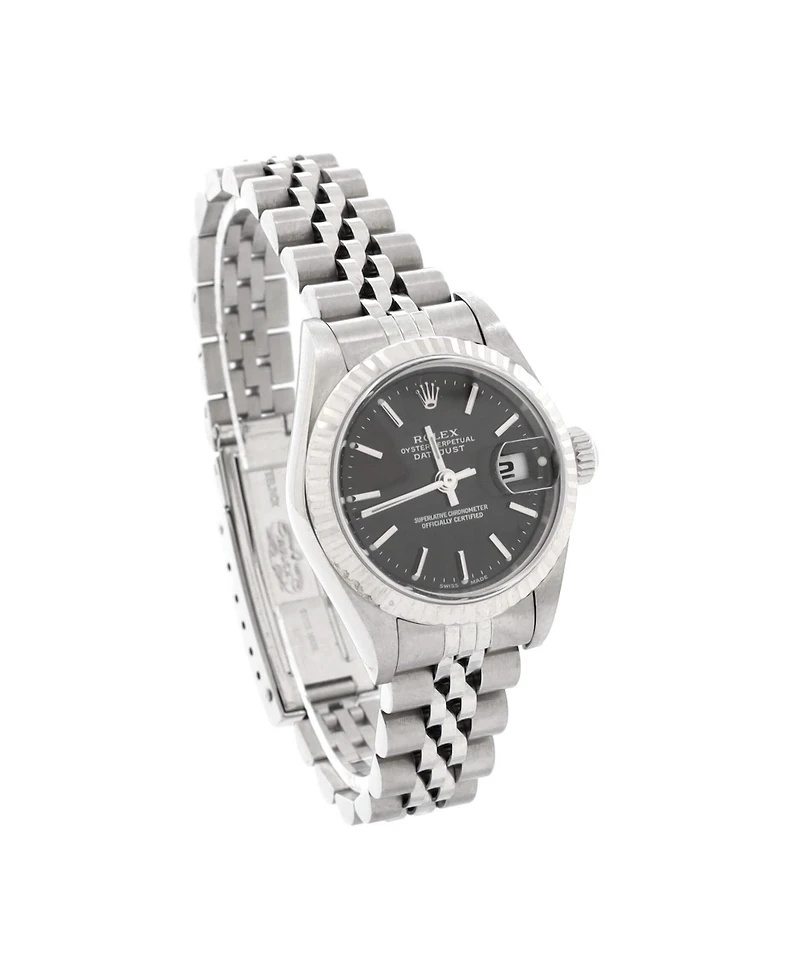 Pre-Owned Rolex Oyster Perpetual Datejust Automatic Watch in Stainless Steel and White Gold 26mm