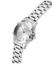Guess Women's Silver Tone Analog Watch, 35mm