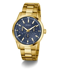 Guess Men's Gold Tone Multi-function Watch, 44mm