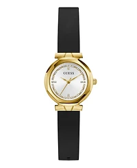 Guess Women's Black Gold Tone Analog Watch, 26mm