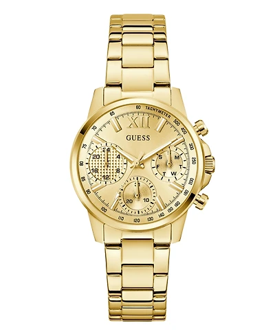 Guess Women's Gold Tone Multi-function Watch, 36mm