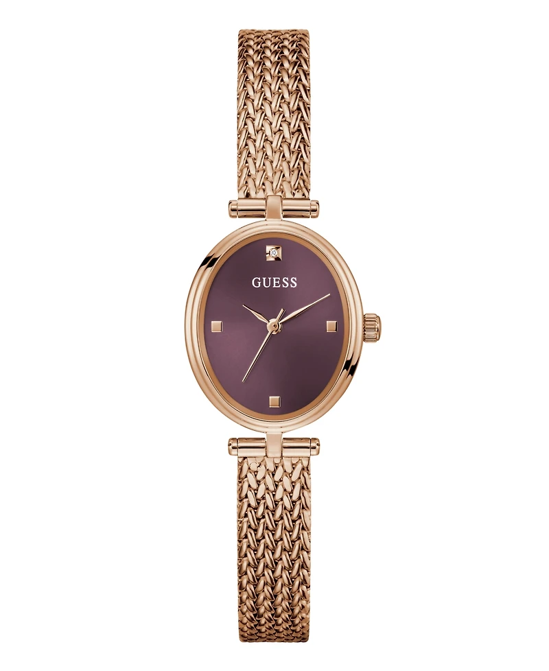 Guess Women's Rose Gold Tone Analog Watch, 24mm