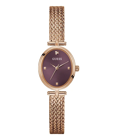 Guess Women's Rose Gold Tone Analog Watch, 24mm