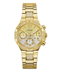 Guess Women's Gold Tone Multi-function Watch, 38mm