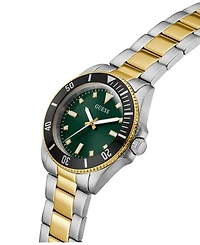 Guess Mens Two-Tone Analog Watch, 41 mm