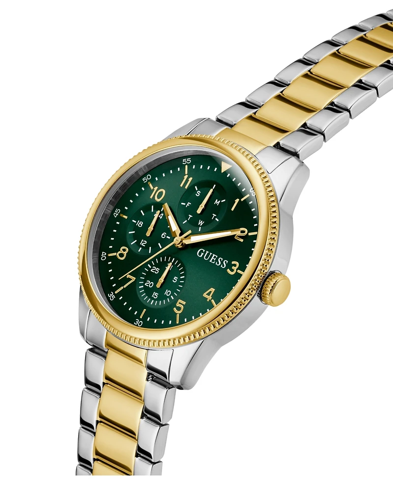 Guess Men's Two-Tone Multi-function Watch, 44mm