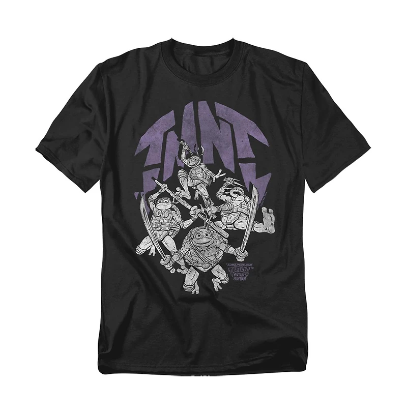 Logovision Men's Tmnt Mutant Mayhem World Tour T-Shirt