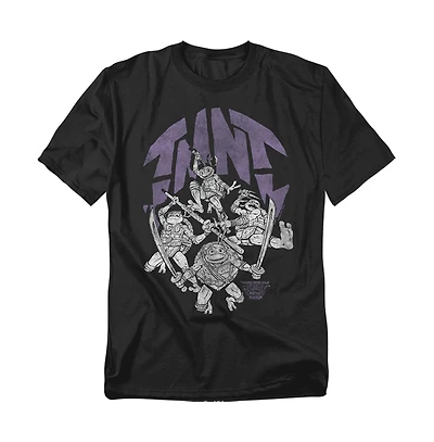 Logovision Men's Tmnt Mutant Mayhem World Tour T-Shirt