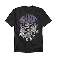 Logovision Men's Tmnt Mutant Mayhem World Tour T-Shirt