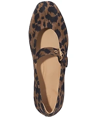 FitFlop Women's Delicato Leopard Suede Mary Jane Flats