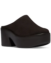 FitFlop Women's Platform Suede Heeled Mules