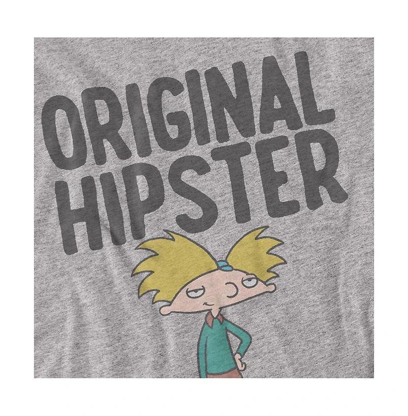 Logovision Men's Hey Arnold Original Hipster T-Shirt
