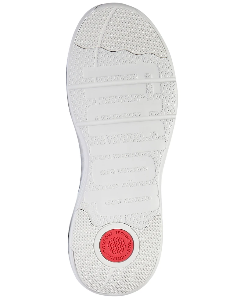 FitFlop Women's Super-q Crystal-Trim Knit Laced Up Sneakers