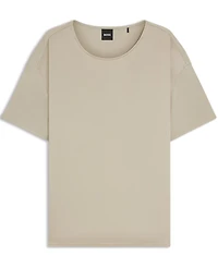 Boss by Hugo Women's Regular-Fit Stretch-Silk Front T-Shirt