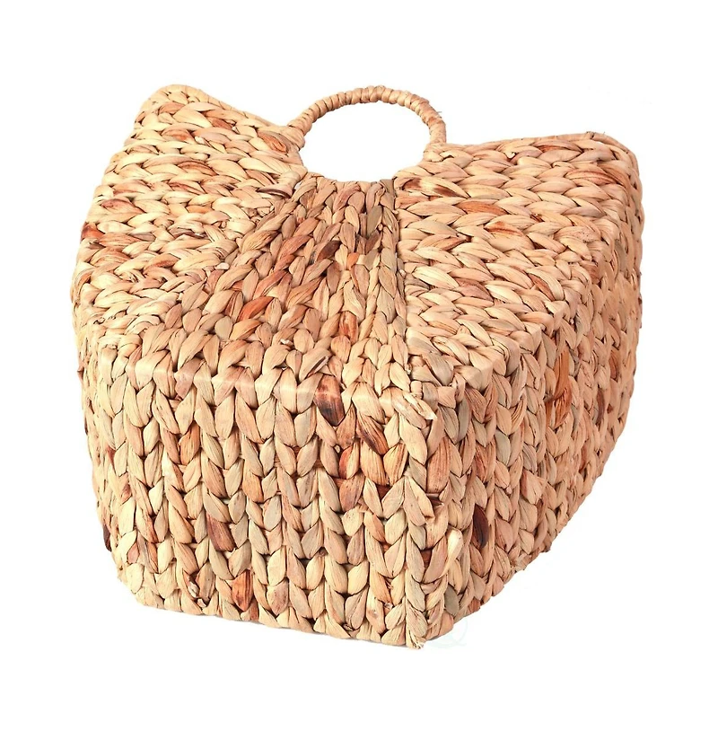 Vintiquewise Large Wicker Laundry Basket with Round Handles