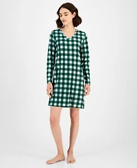 Charter Club Women's Printed Jersey Sleepshirt
