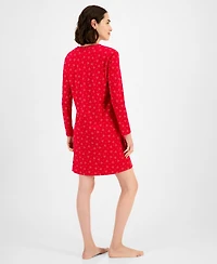 Charter Club Women's Printed Jersey Sleepshirt