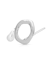 Ettika Open Circle Cultivated Pearl Barrette
