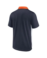 Nike Men's White/Navy Chicago Bears Rewind Pique Polo Shirt