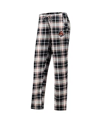 Concepts Sport Women's Black Cincinnati Bengals Ashford Plaid Knit Pants