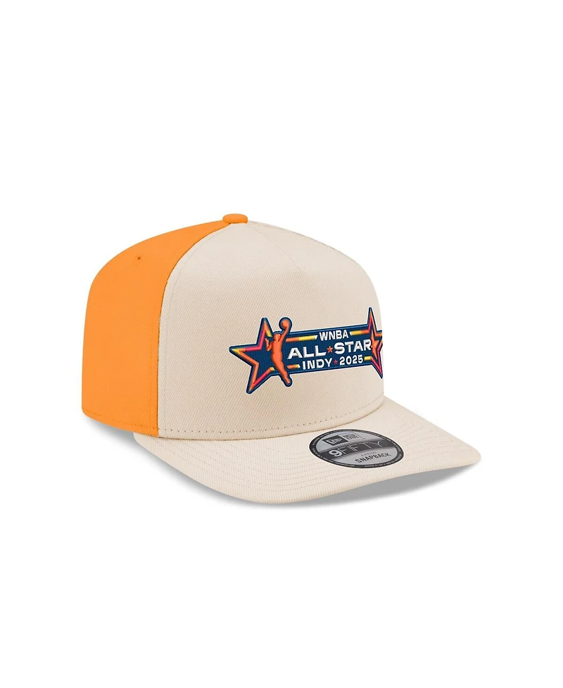 New Era Men's and Women's White 2025 Wnba All Star Game Logo A-Frame 9FIFTY Hat