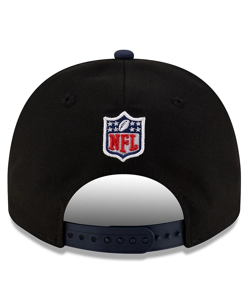 New Era Big Boys and Girls Black/Navy Dallas Cowboys 2025 Nfl Draft A-Frame 9FIFTY Snapback Hat