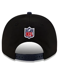 New Era Big Boys and Girls Black/Navy Dallas Cowboys 2025 Nfl Draft A-Frame 9FIFTY Snapback Hat