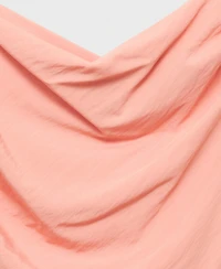 Mango Women's Draped Asymmetrical Blouse