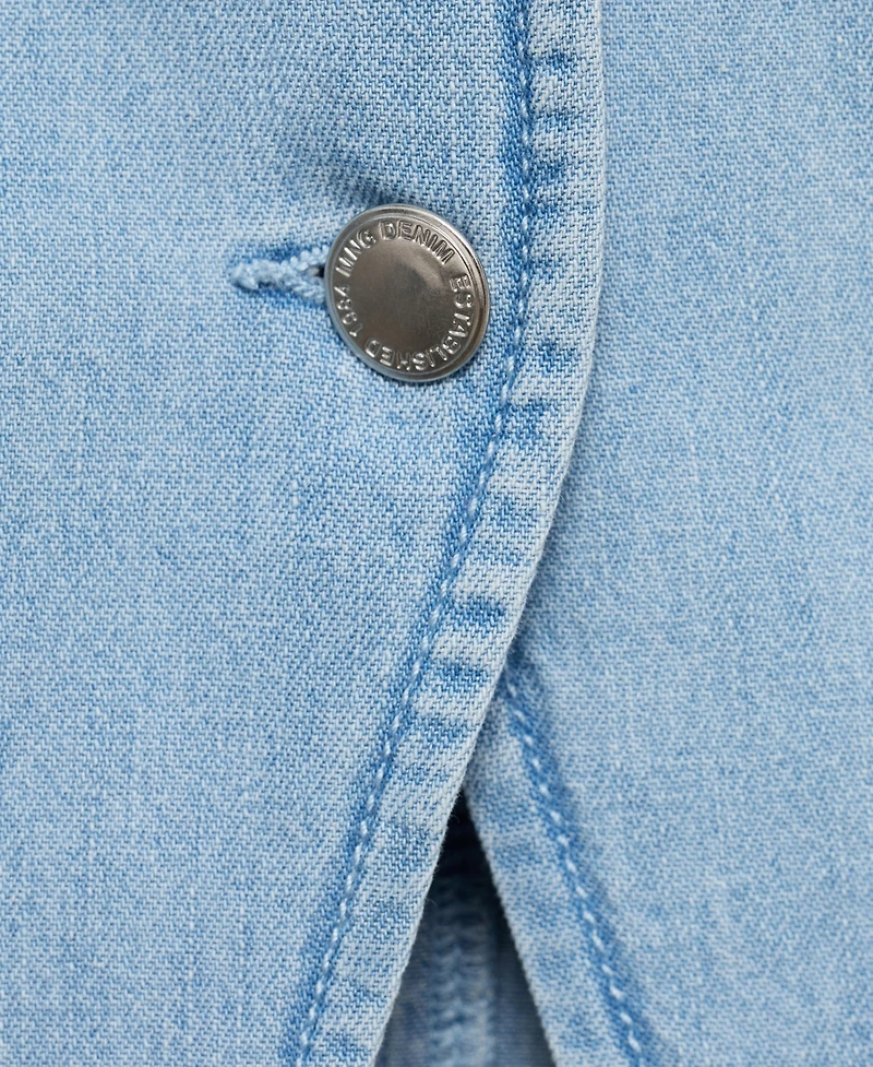 Mango Women's Buttoned Denim Gilet