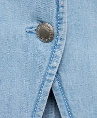 Mango Women's Buttoned Denim Gilet