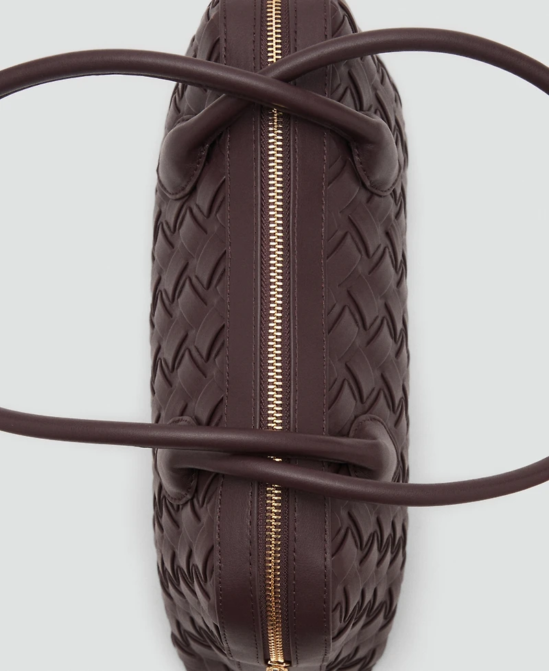 Mango Women's Braided Bowling Bag