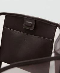 Mango Women's Semi-Transparent Shopper Bag