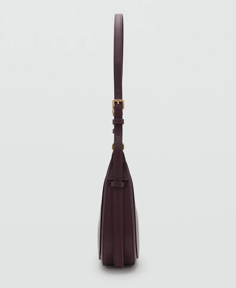 Mango Women's Oval Shoulder Bag