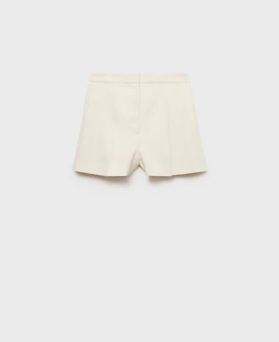 Mango Women's Straight Mid-Rise Shorts