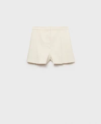 Mango Women's Straight Mid-Rise Shorts